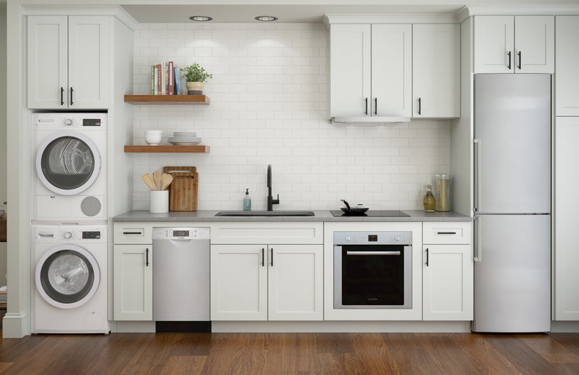Bosch SPE68U55UC 18 Inch Built-In Recessed Handle Dishwasher with 1...