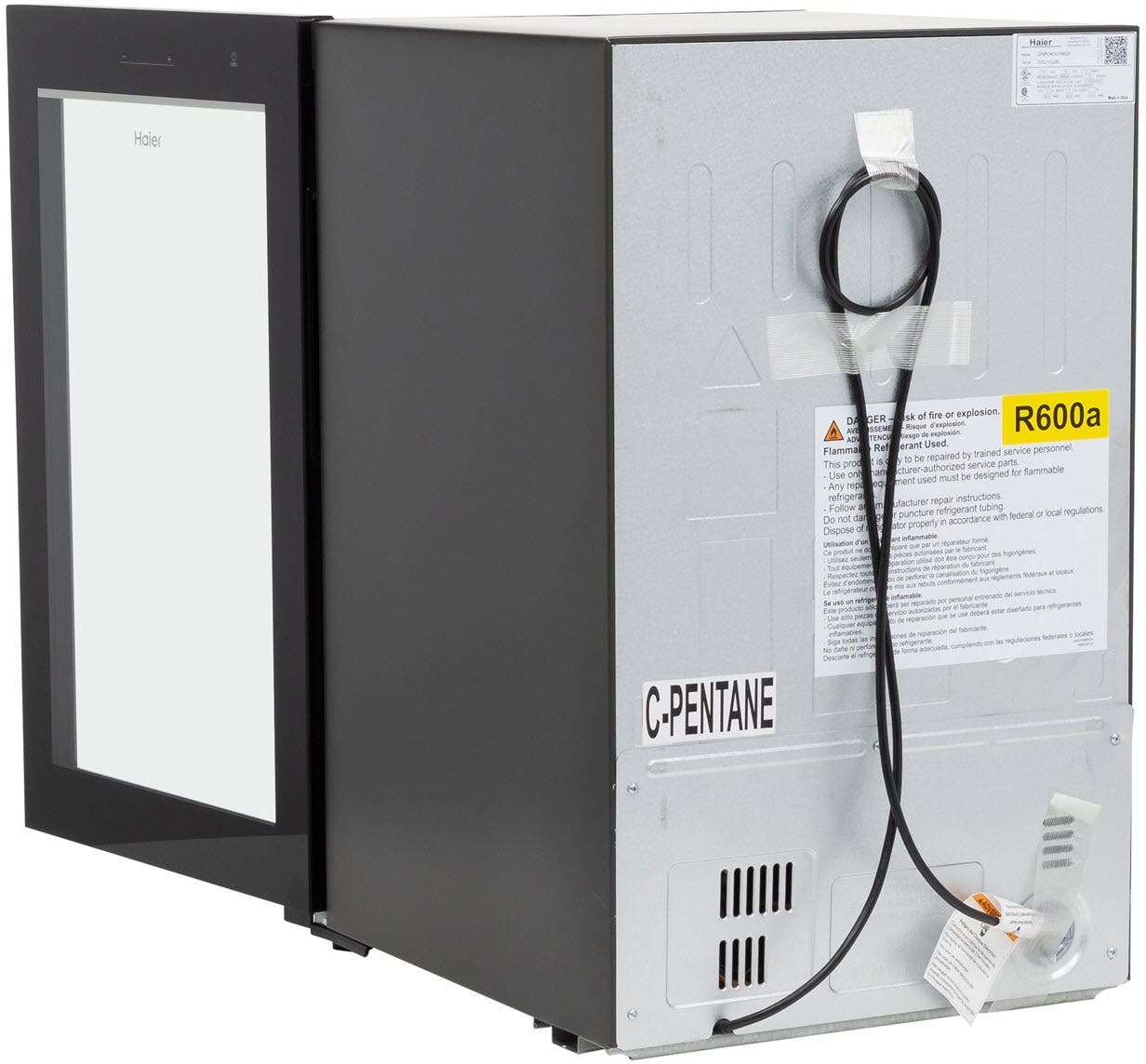 Haier QWR04DGRGB Black