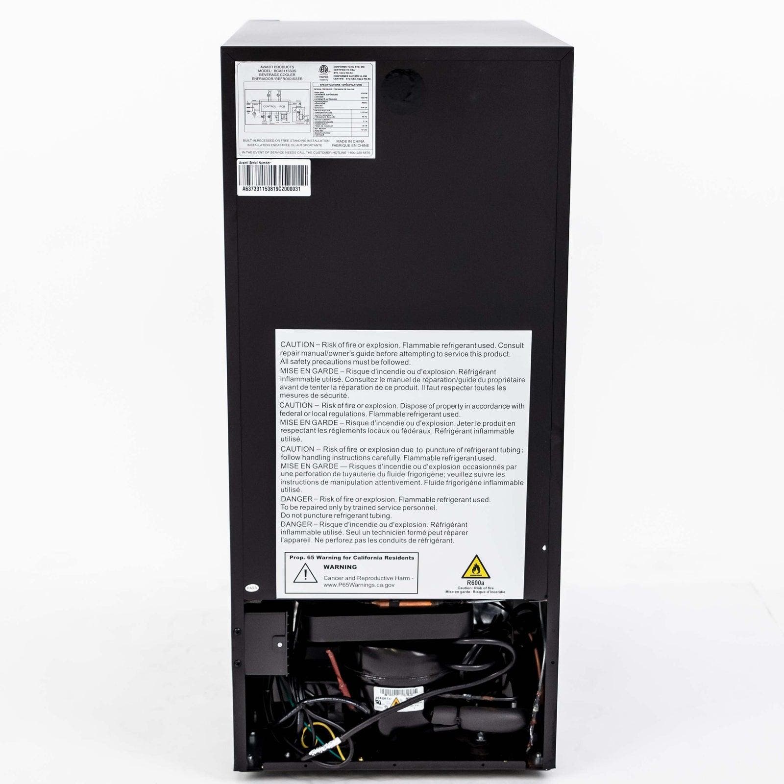 Avanti BCA3115S3S Black