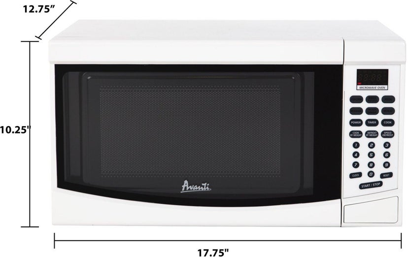 Avanti MO7192TB 0.7 cu. ft. Countertop Microwave Oven with 700 Wat...