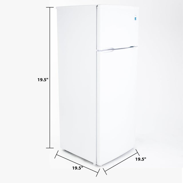 Avanti RA7306WT 7.4 cu. ft. Counter-Depth Top-Freezer Refrigerator...