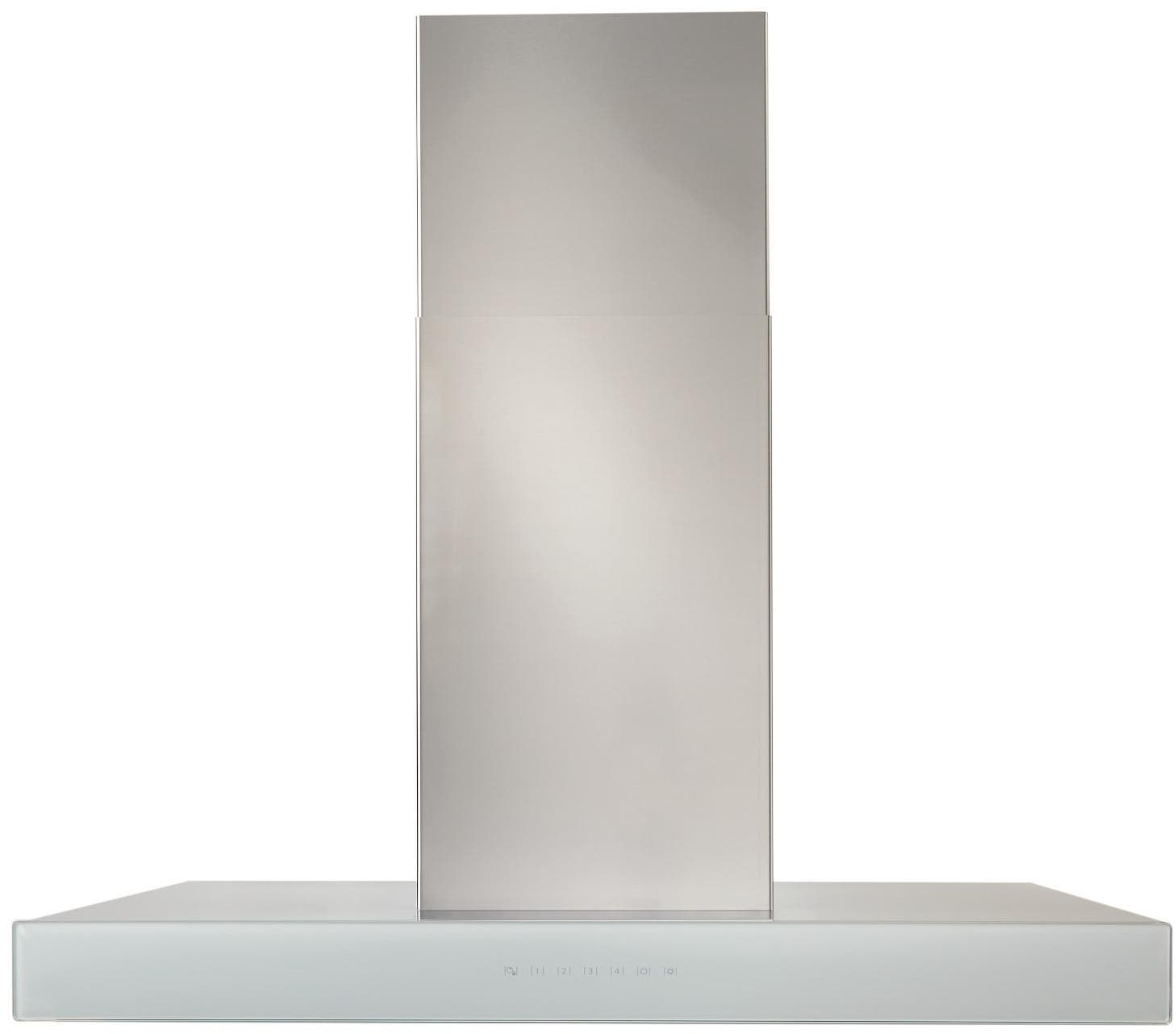 Best ICB3I36SBW Stainless Steel/White Glass