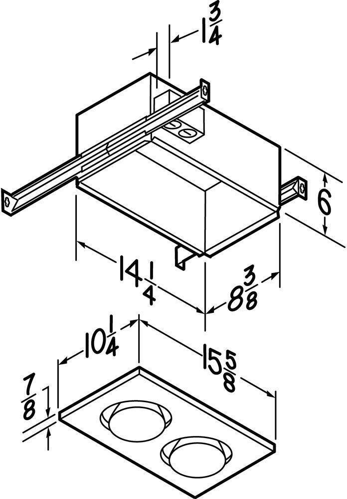 Broan 163 Two-Bulb Heater