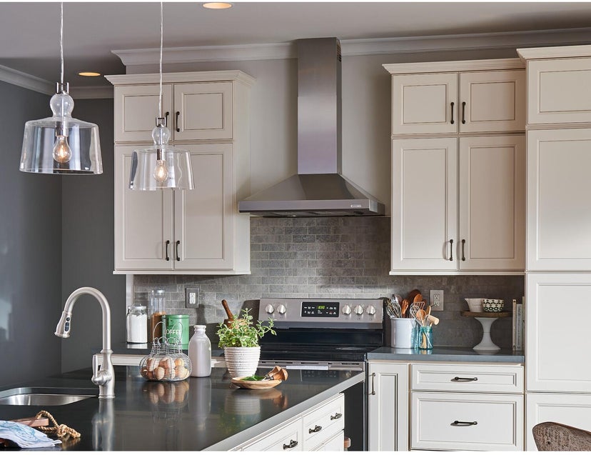 Broan 613004 Ballista Wall-Mount Chimney Hood with Multiple Blo...