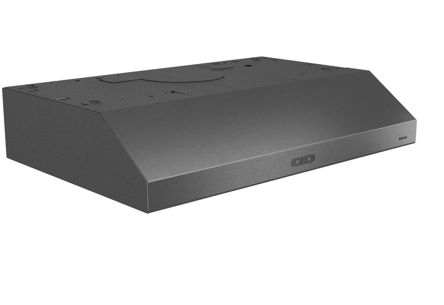 Broan BCDF136BLS Black, 36 Inch