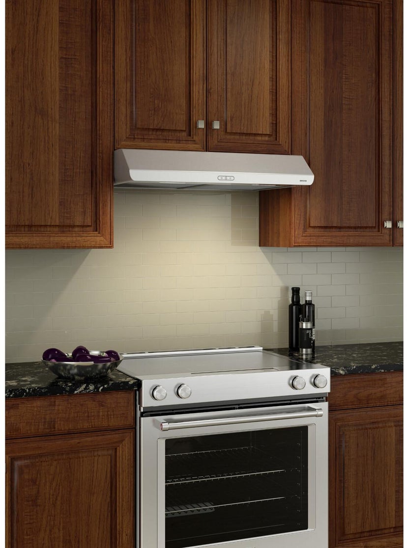 Broan BKDB130SS 30 Inch Convertible Under Cabinet Range Hood, 250 ...