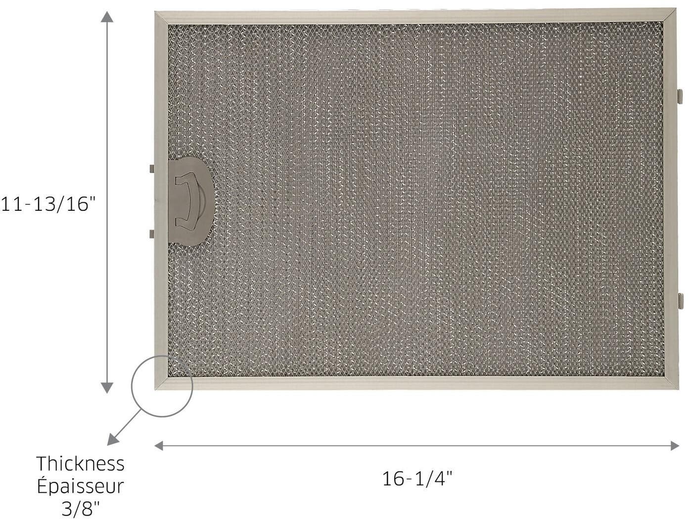 Broan BPPFA30 Replacement QP130 Aluminum Grease Filter