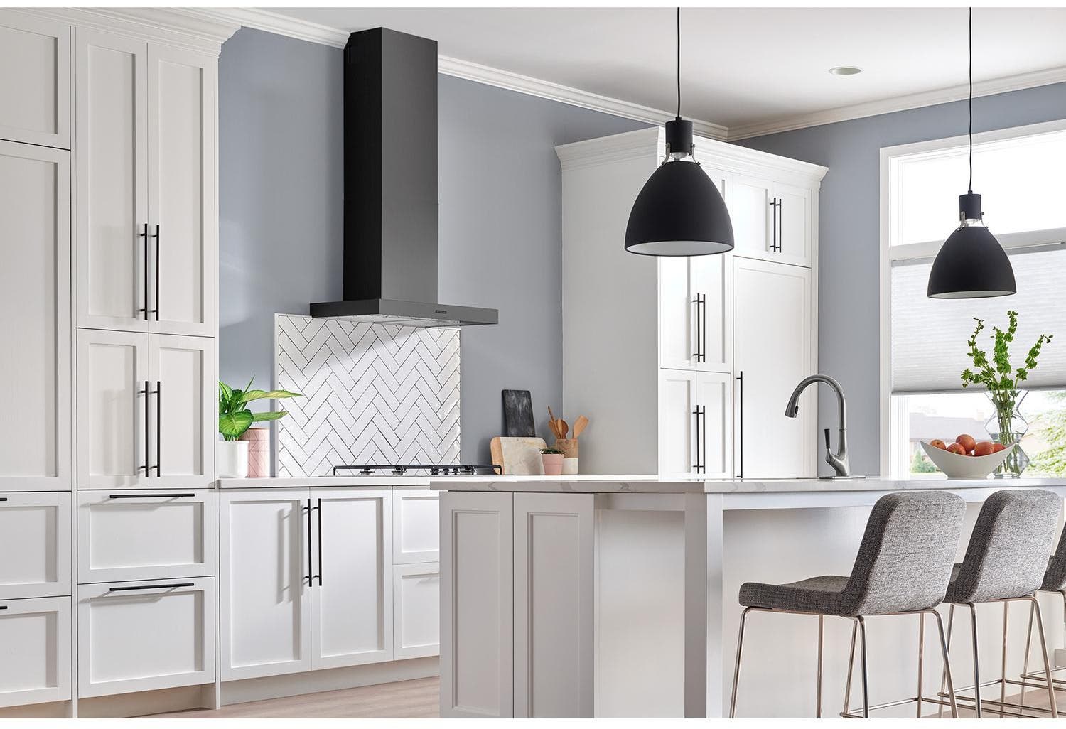 Broan EW4336BLS Black Stainless Steel, 36 Inch