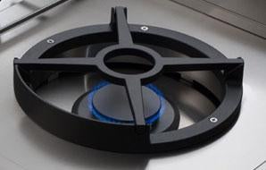 Capital Indoor GCR304N 30" Pro-Style Gas Range with 4 Power-Flo Sealed Bu...