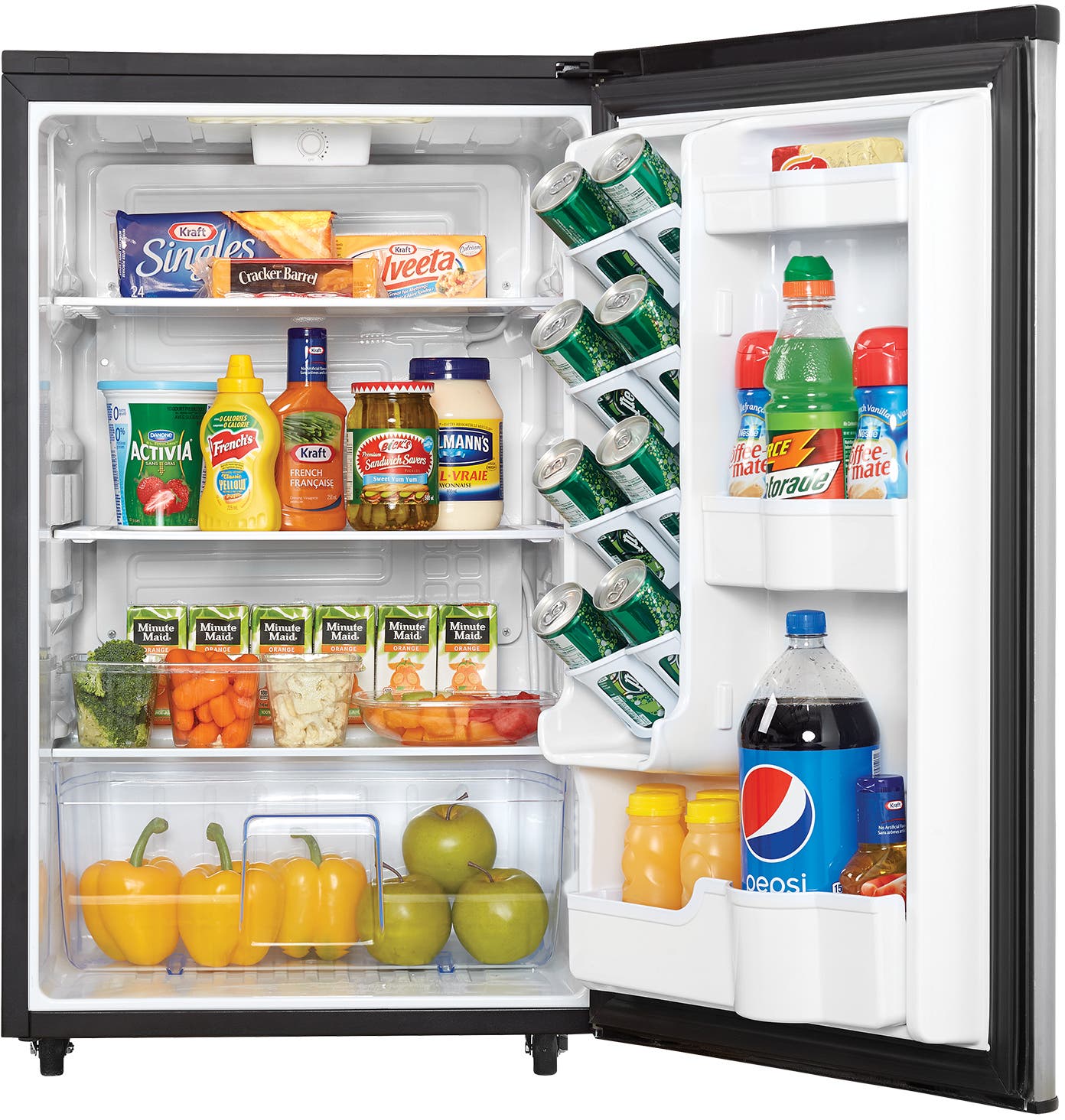 Danby DAR044A6BSLDBO Black Stainless Look