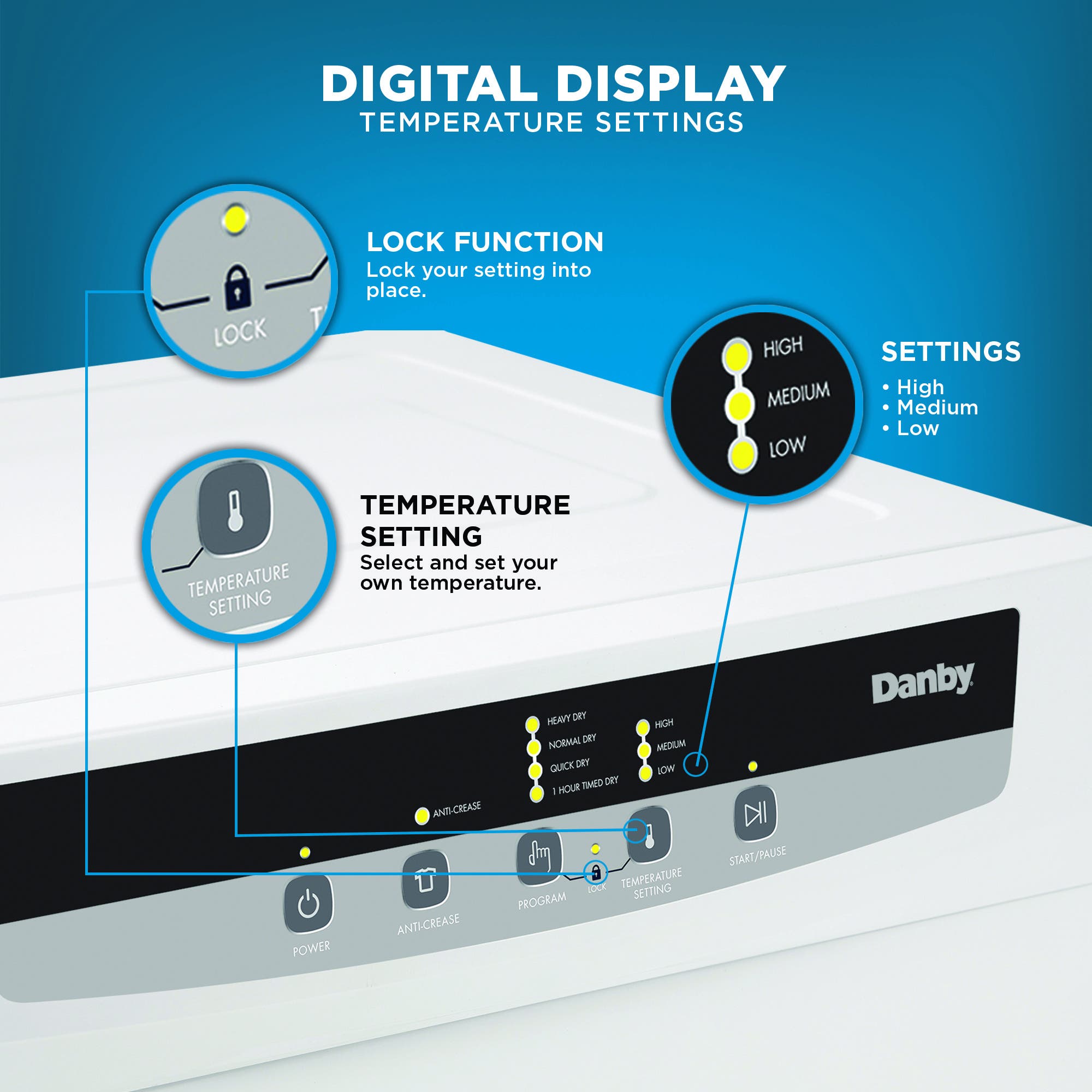 Danby DDY060WDB White