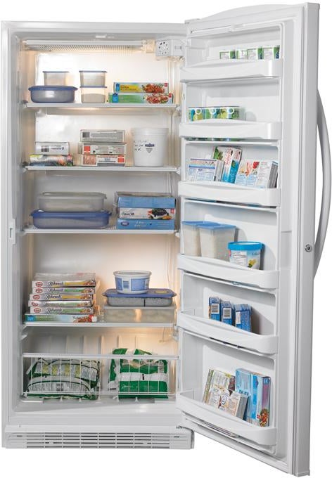 Danby DUFM505WDB 17.8 cu. ft. Upright Freezer with 4 Shelves, 6 Doo...