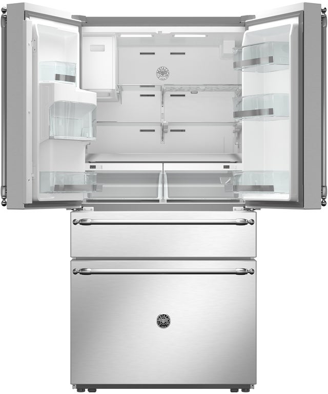 Bertazzoni REF36FDFZXNT 36 Inch Freestanding 4-Door French Door Refrigerat...