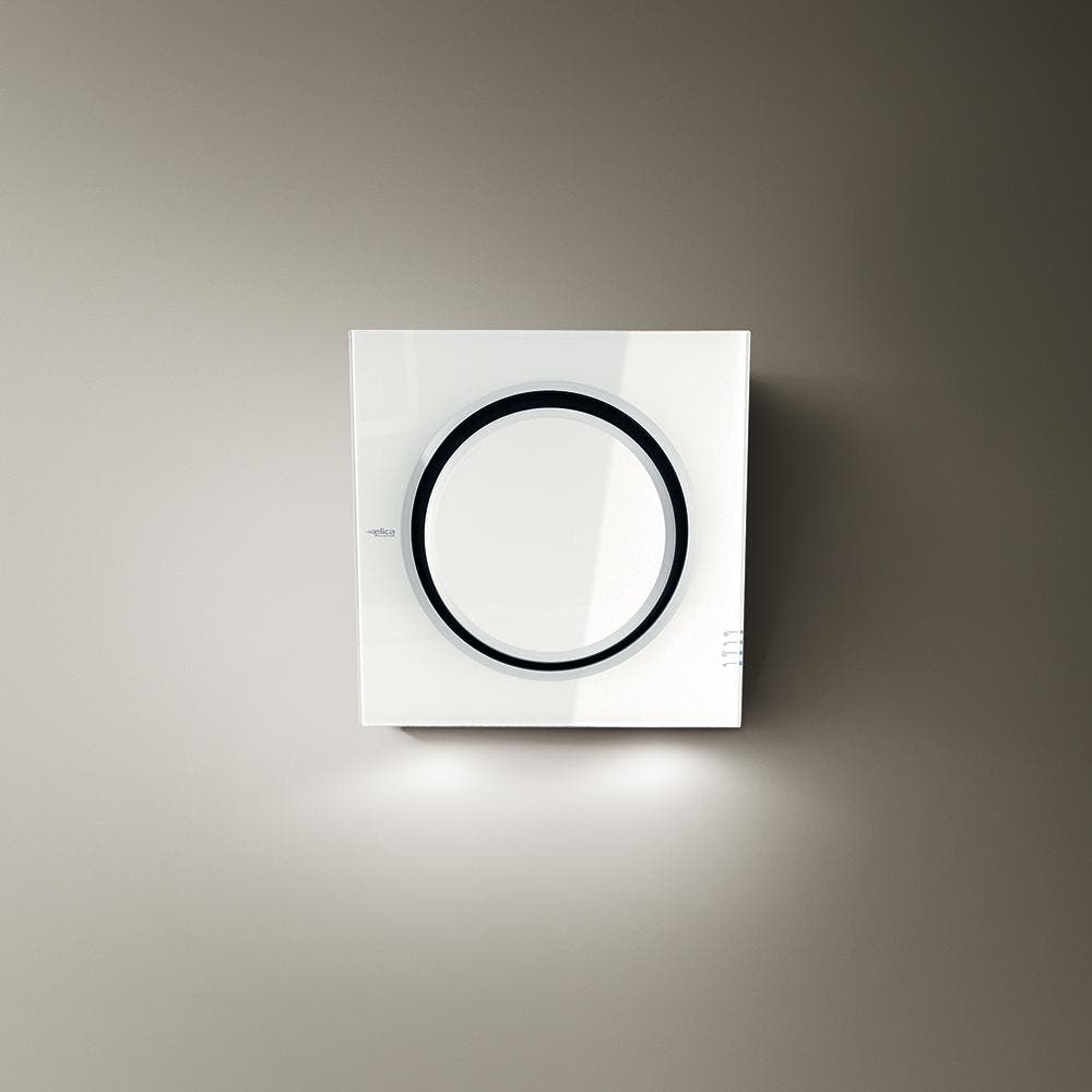 Elica EMI422WT White Glass