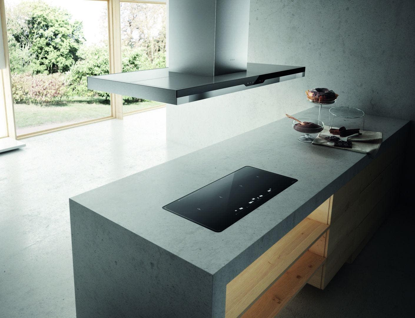 Elica EMI648SS Stainless Steel with Black Glass