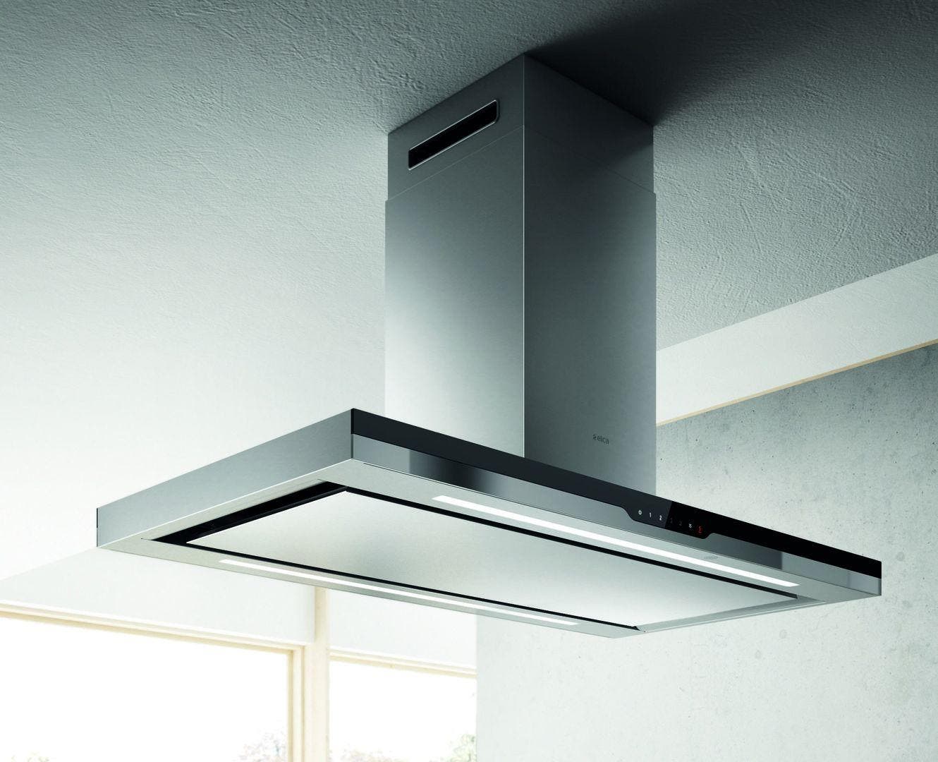 Elica EMI648SS Stainless Steel with Black Glass