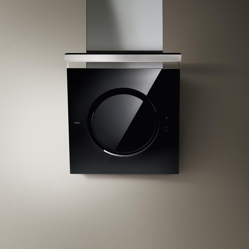 Elica EOM431BL Black Glass with Stainless Steel Trim