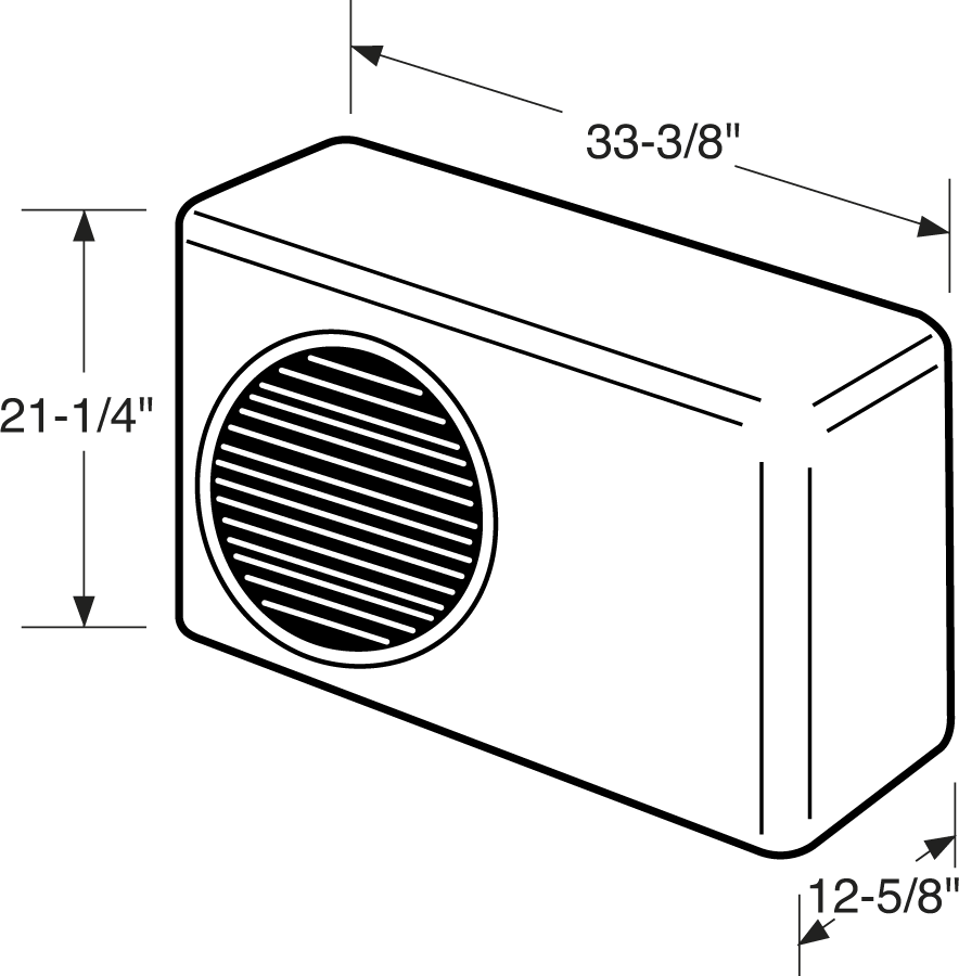GE AE0CD10AM Outdoor