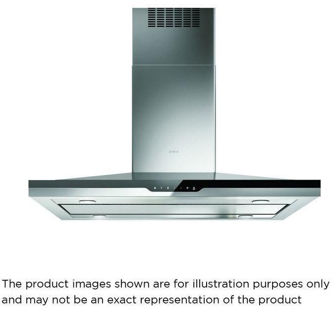 Elica ESI636SS 36 Inch Stainless Steel with Black Glass Panel
