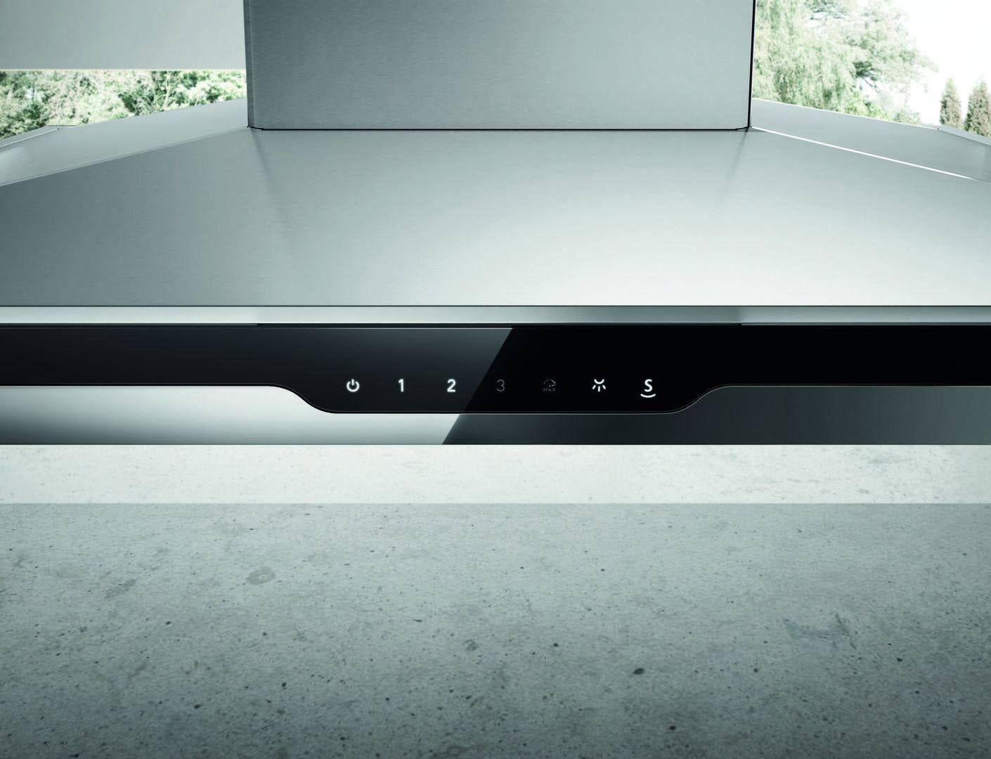Elica ESI636SS 36 Inch Stainless Steel with Black Glass Panel