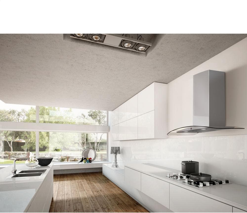 Faber TRAT36SS 36" Tratto Wall-Mount Chimney Hood
