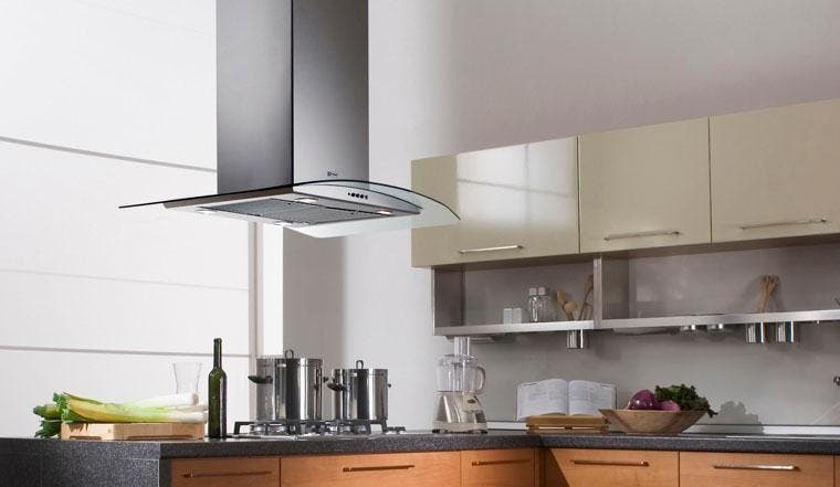 Faber TRATIS36SS 36" Tratto Isola Island Chimney Hood