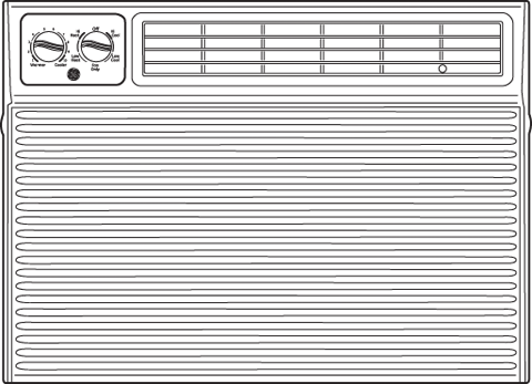 GE AEE18DN 18,000 BTU Air Conditioner