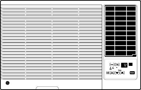 GE AGQ12DK 12,050 BTU Room Air Conditioner