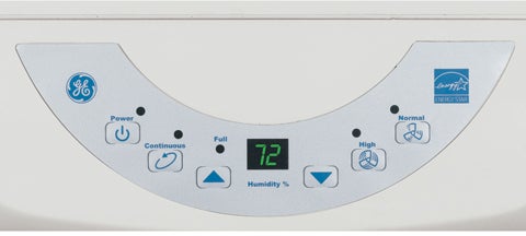 GE AHK65LK 65 Pint Capacity Dehumidifier with 2 Fan Speeds, E...