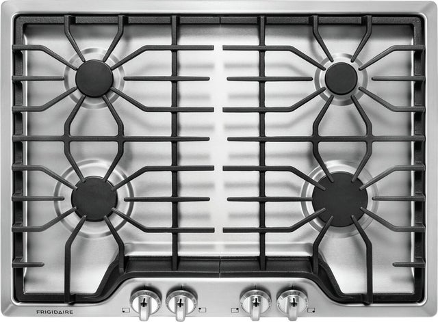 Frigidaire FFGC3026SS 30 Inch Gas Cooktop with 4 Sealed Burners and LP C...