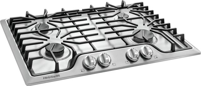 Frigidaire FFGC3026SS 30 Inch Gas Cooktop with 4 Sealed Burners and LP C...