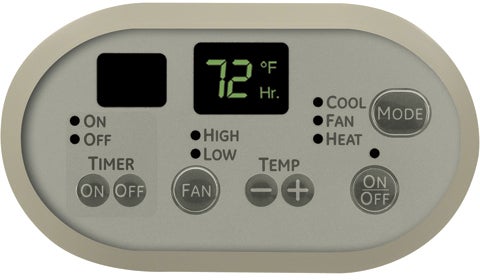 GE AJEQ12DCE 11,800 BTU Through-the-Wall Room Air Conditioner w...