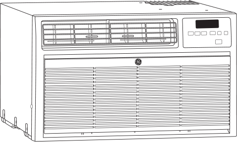 GE AKCQ08ACA White, 8000 BTU