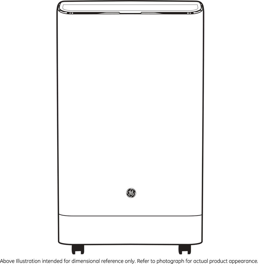GE APCA14YZMW White, 9700 BTU