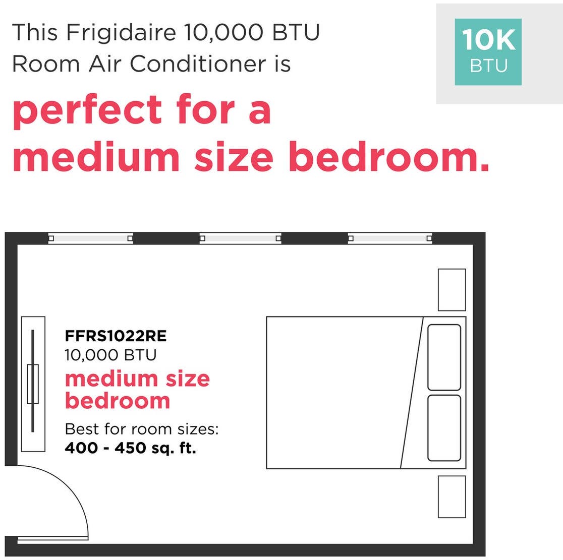 Frigidaire FFRS1022RE White
