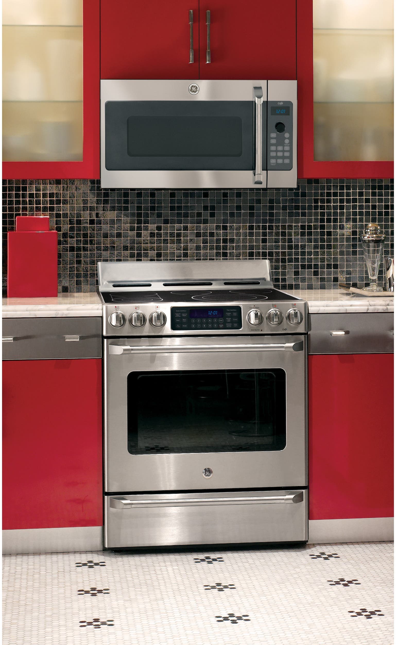 GE CSA1201RSS Stainless Steel On Black
