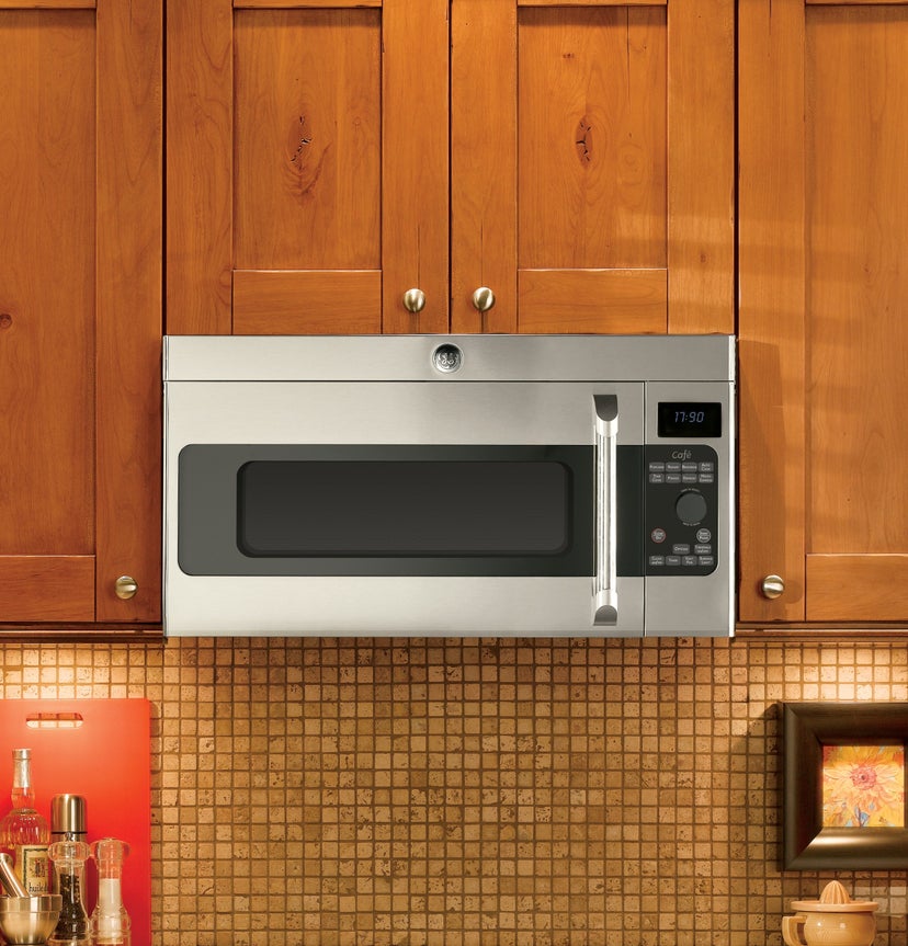 GE CVM1750SHSS Ge Cafe Series 1.7 Cu. Ft. Over-the-range Microwav...