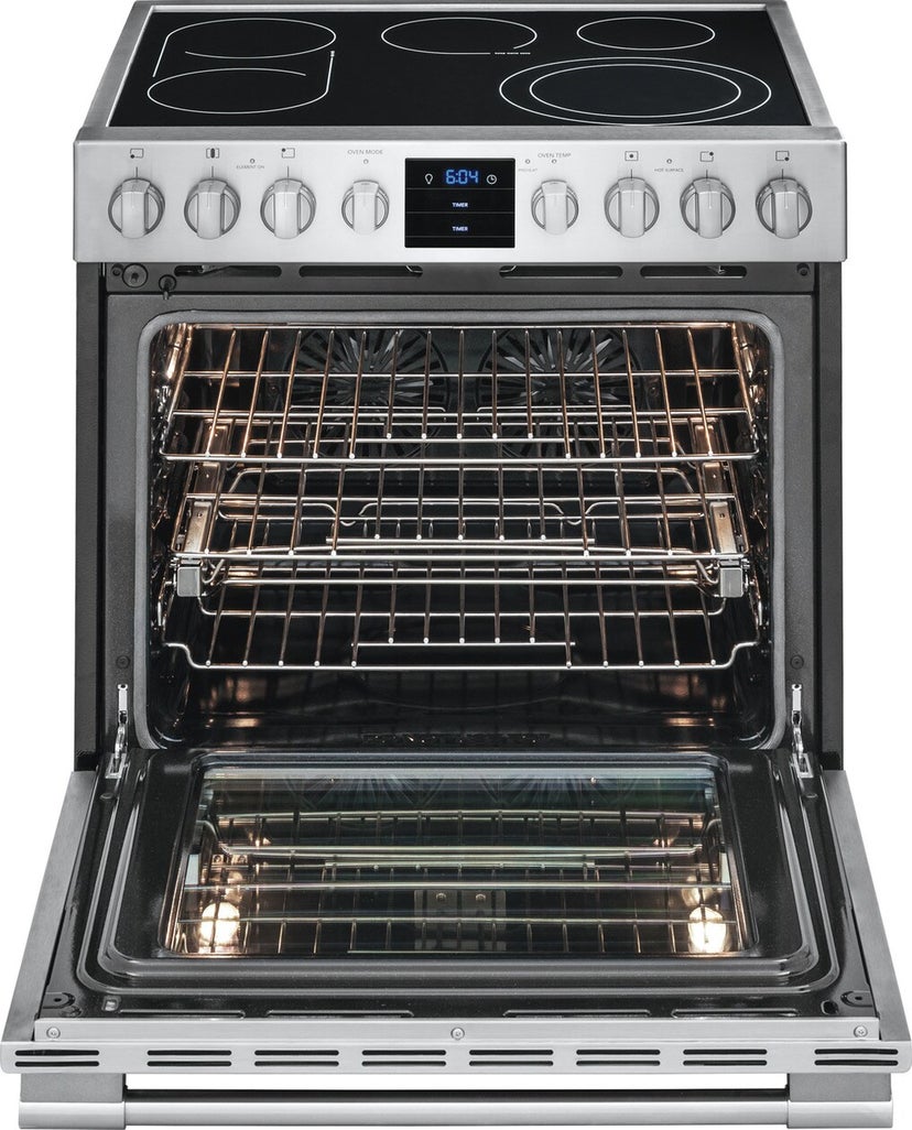 Frigidaire FPEH3077RF 30" Electric Freestanding Range with 5 Smoothtop C...