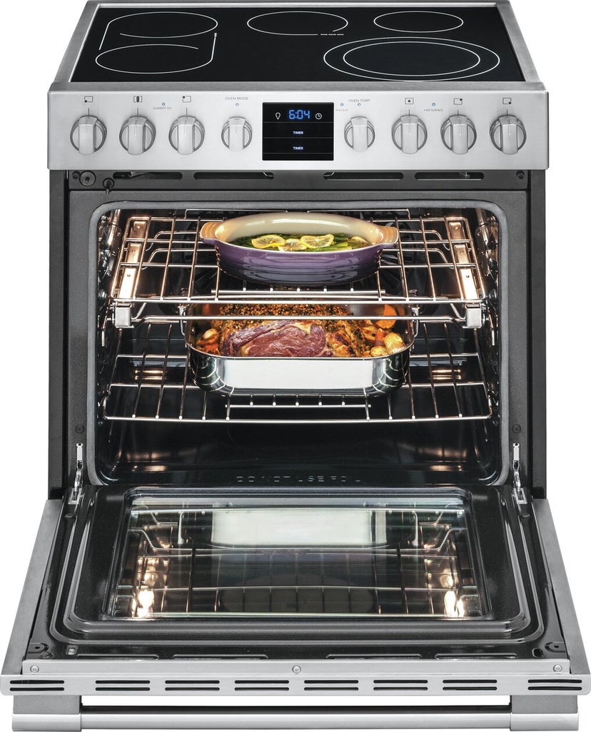 Frigidaire FPEH3077RF 30" Electric Freestanding Range with 5 Smoothtop C...