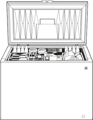 GE FCM15DHWW White