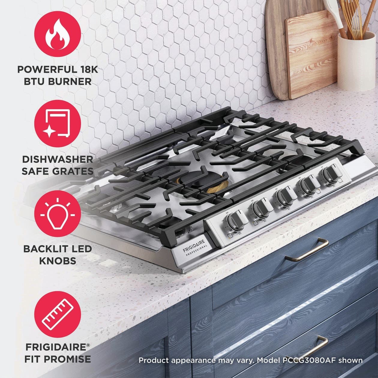 Frigidaire Professional PCCG3080AS Stainless Steel