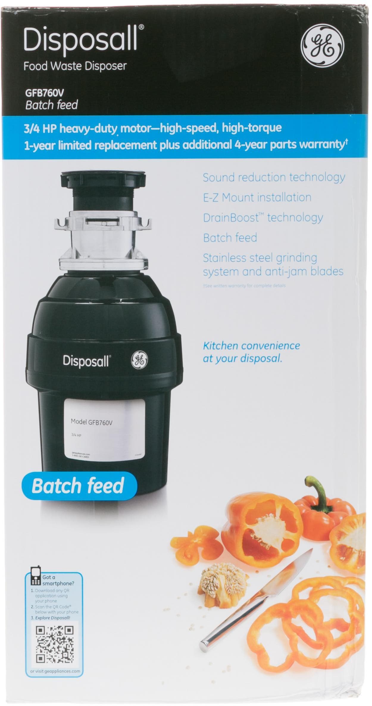 GE GFB760V Black