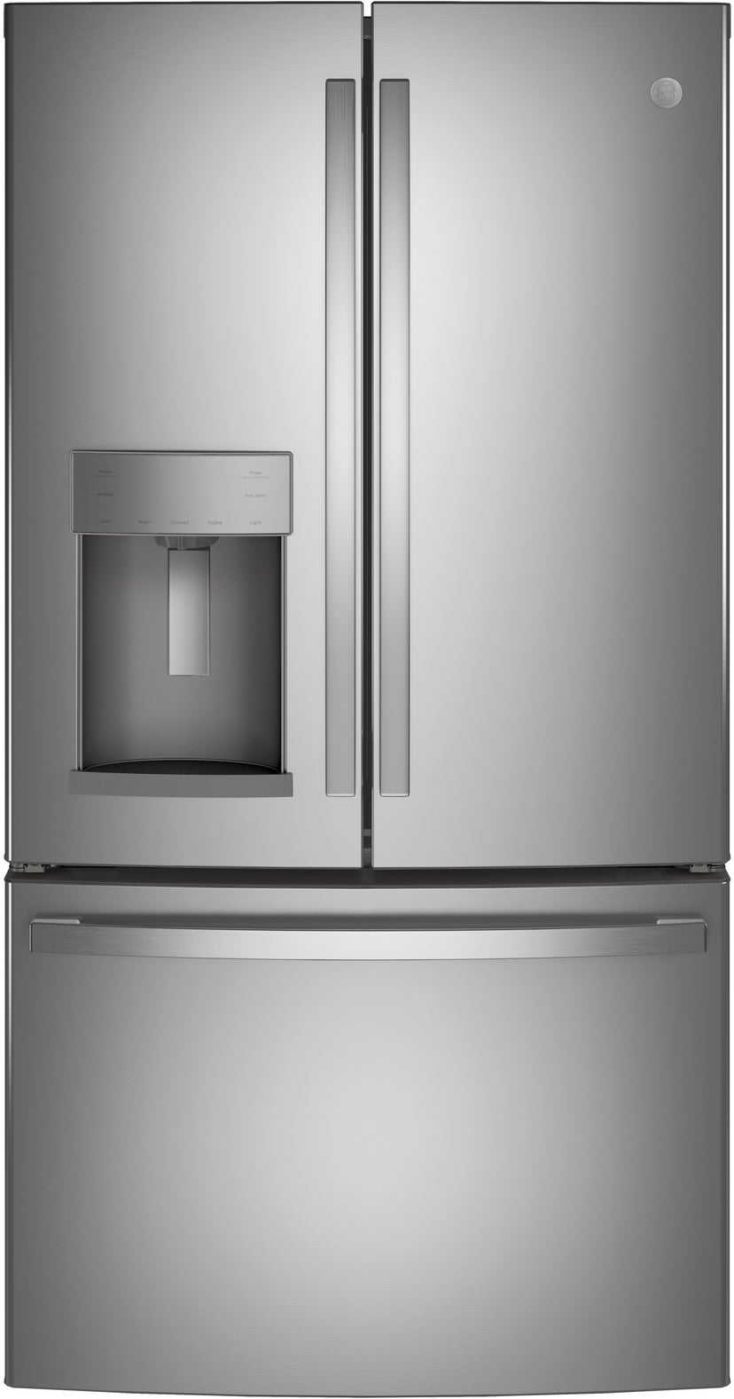 GE GFD28GYNFS 36 Inch, 27.7 Cu. Ft. Freestanding French Door Ref...