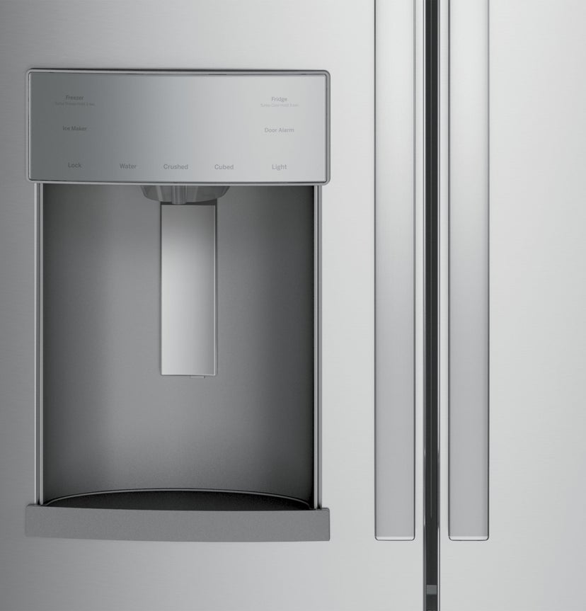 GE GFD28GYNFS 36 Inch, 27.7 Cu. Ft. Freestanding French Door Ref...