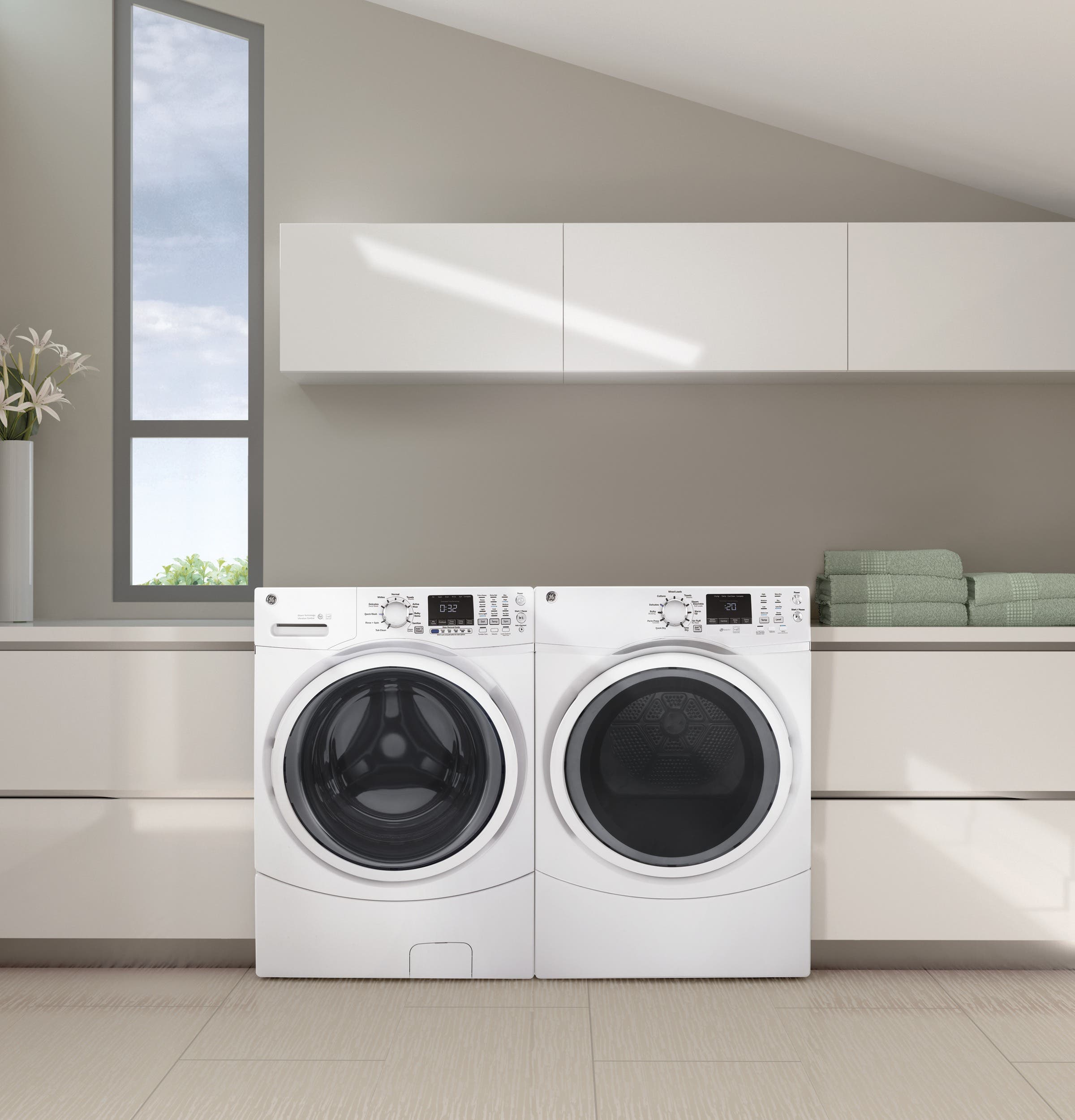 GE GFD45GSSMWW White