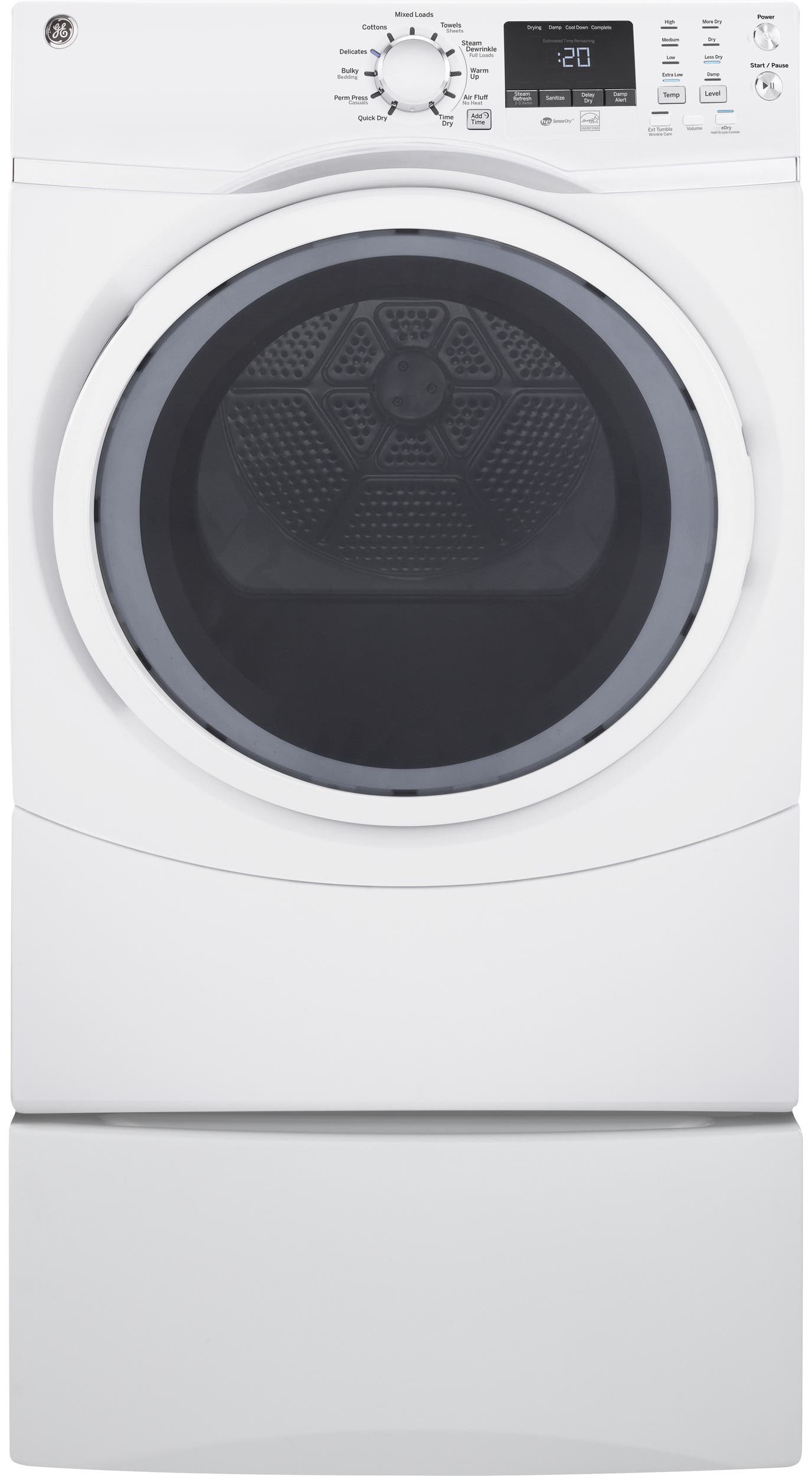 GE GFD45GSSMWW White