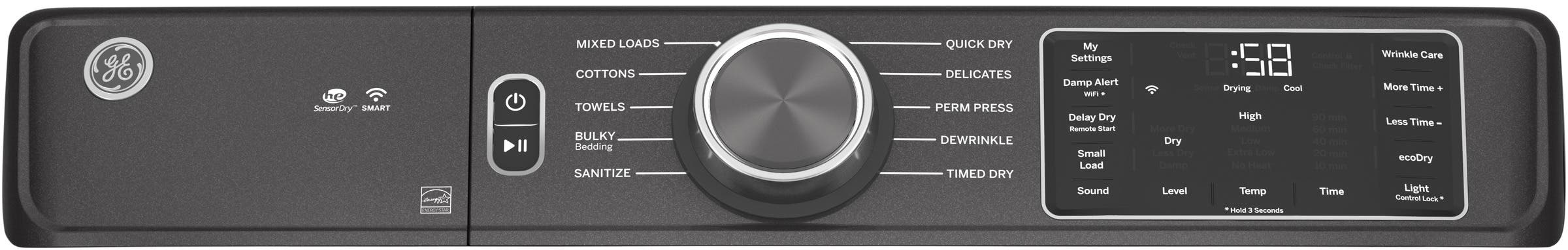 GE GFD55GSPNDG Diamond Gray