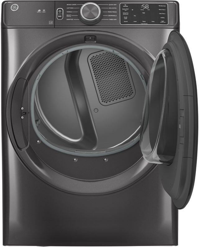 GE GFD55GSPNDG 28 Inch Front Load Smart Dryer with Sensor Dry: Di...