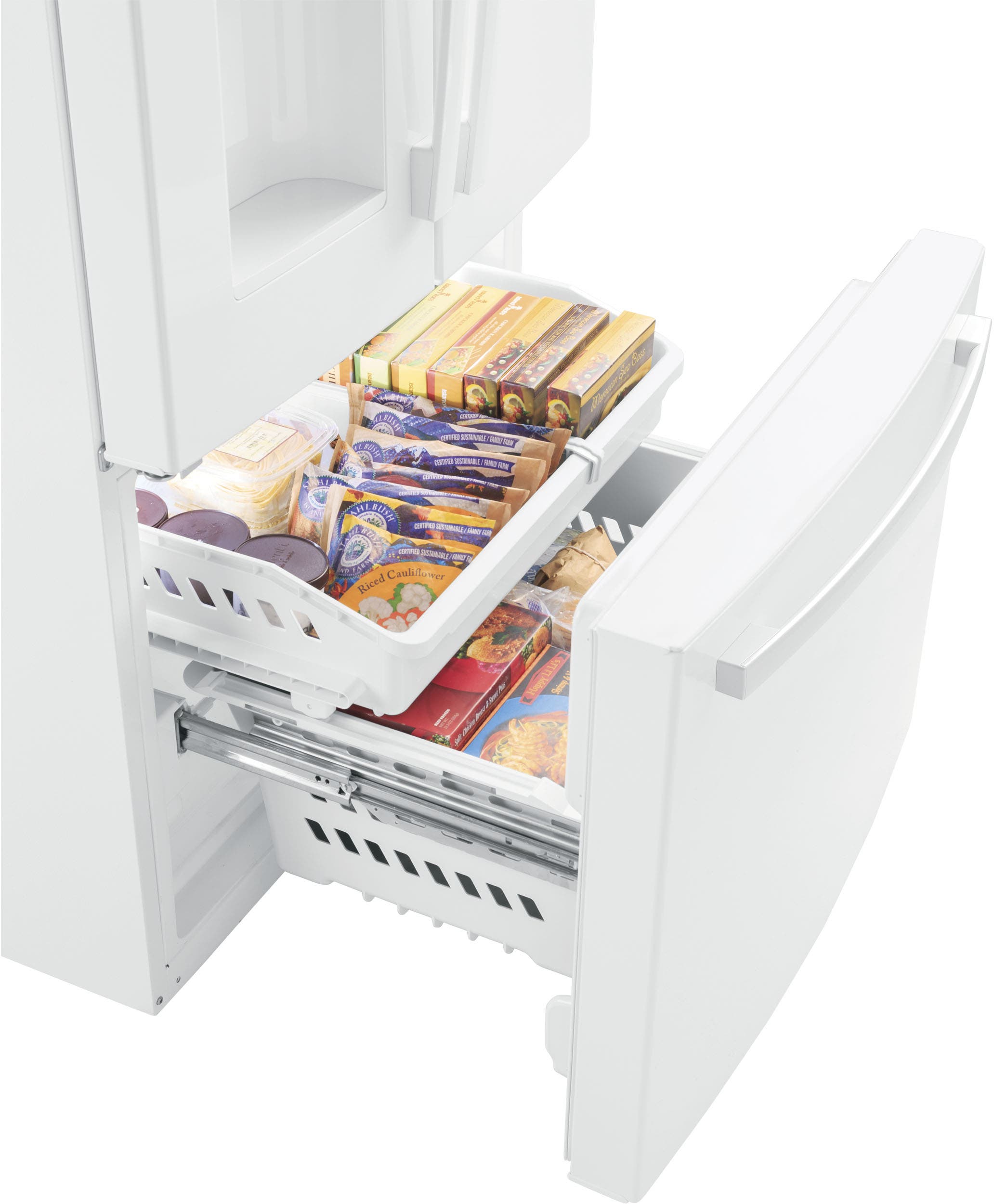 GE GFE24JGKWW High-Gloss White