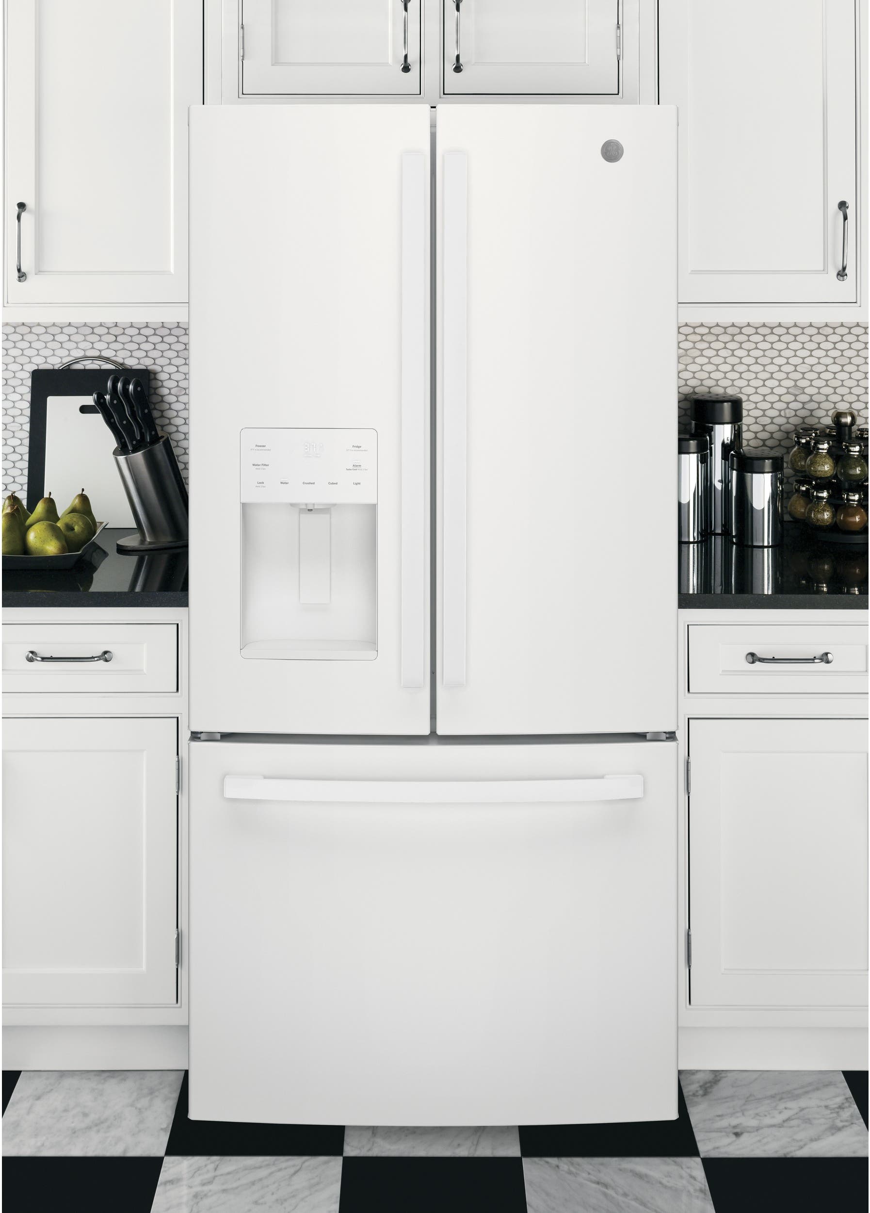 GE GFE24JGKWW High-Gloss White